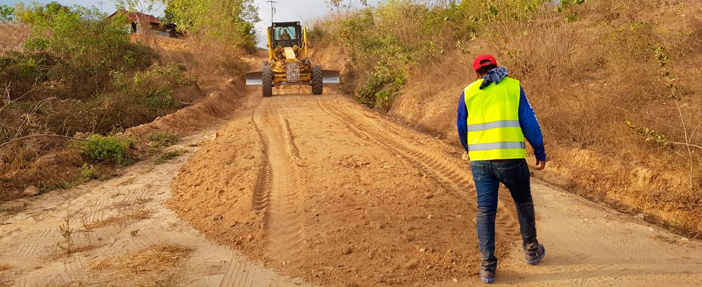 Reconstrucción de camino Lagartero, Oaxaca