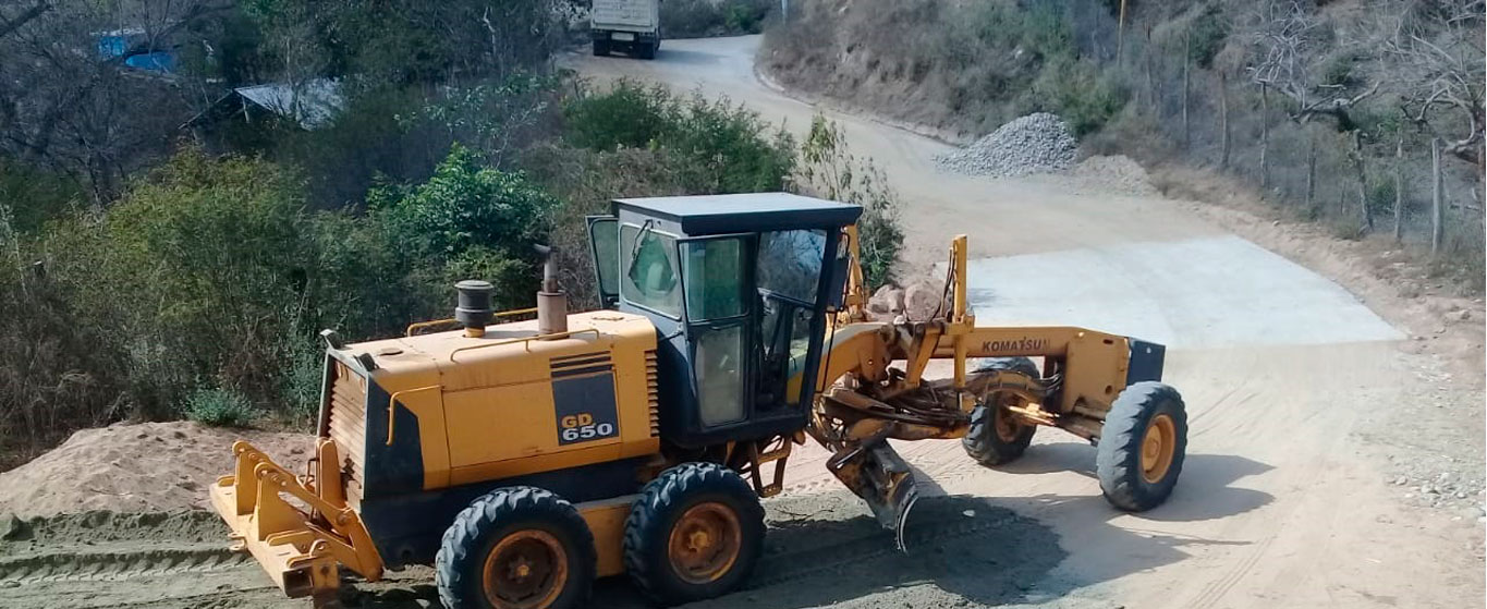 Reconstrucción de camino Piedra Ancha, Oaxaca